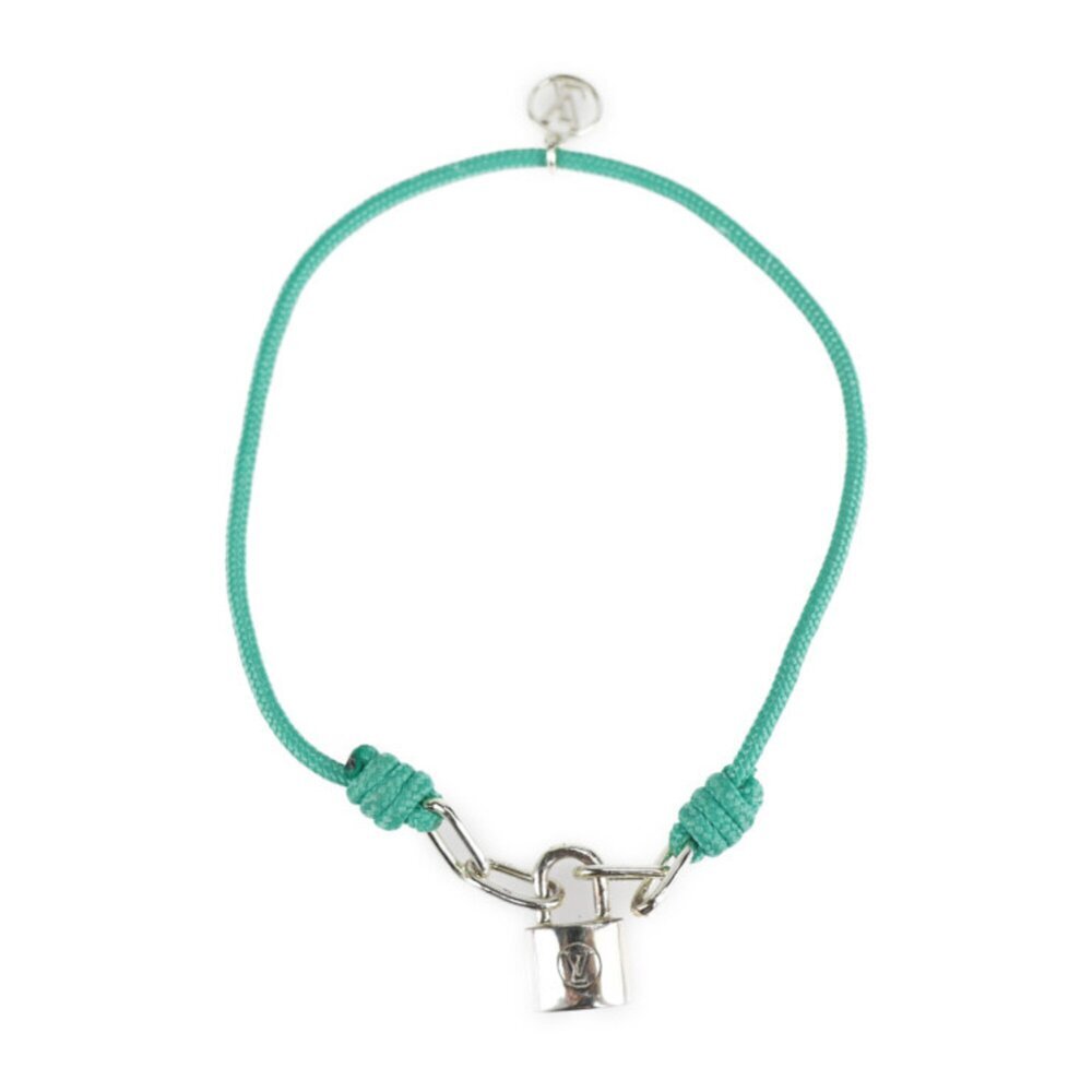 LOUIS VUITTON Green Lockit Charm Bracelet - Picture 3 of 8